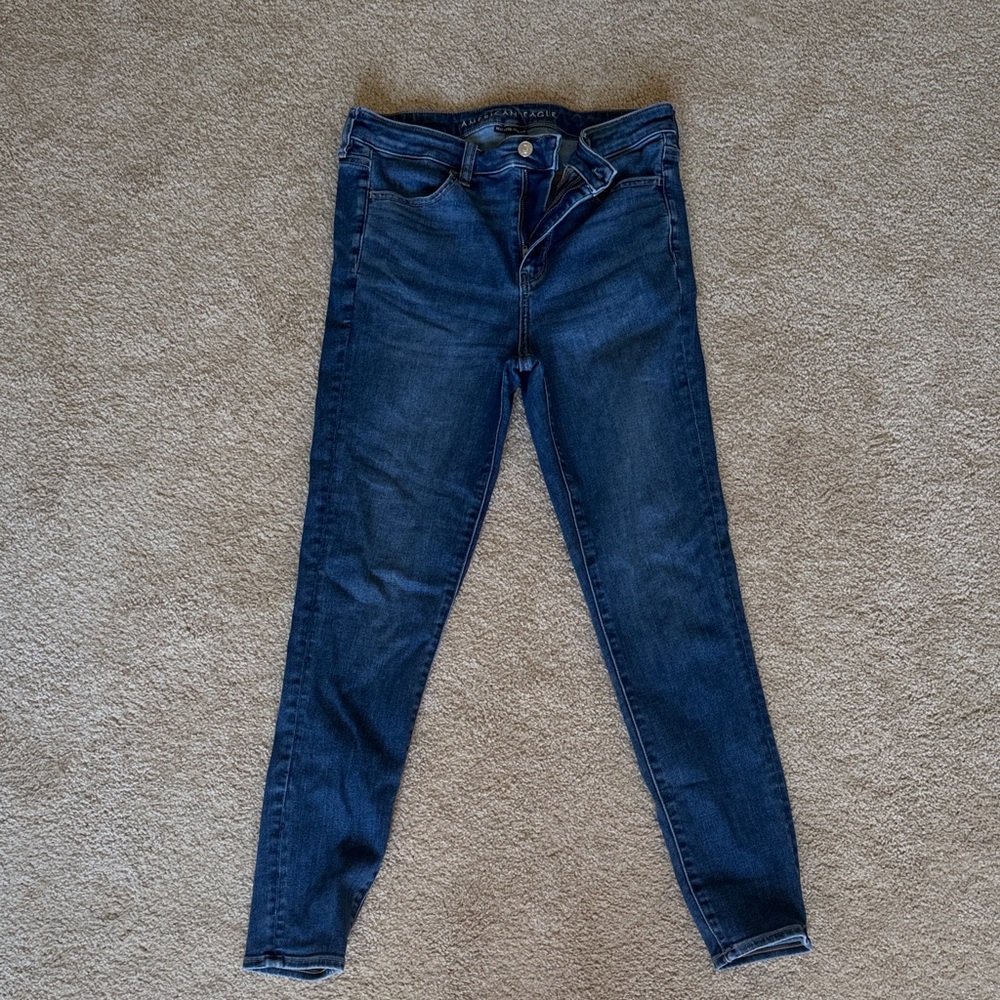 American Eagle Outfitters Deep Indigo Skinny Jeans